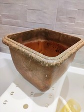 Stewart Large Plant Pot Outdoor Garden Square Flower Tree Plastic 28.5x 25cm