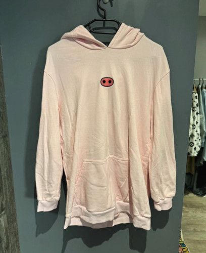 Women pink pig face - pink,