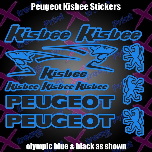 Peugeot kisbee sticker - kisbee, sticker/decal
