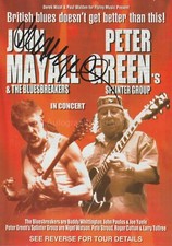 John Mayall Hand Signed Flyer Autograph Blues Breakers Eric Clapton