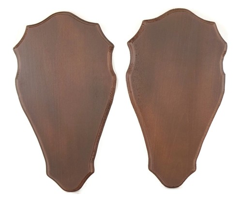 Wooden base shield trophy - x,