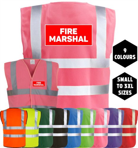 Fire marshal printed - fire,