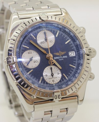1996 steel breitling chronomat - steel,