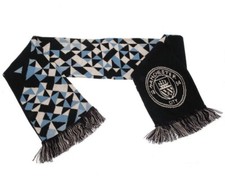 Manchester City Particle Scarf  -  Official Licensed