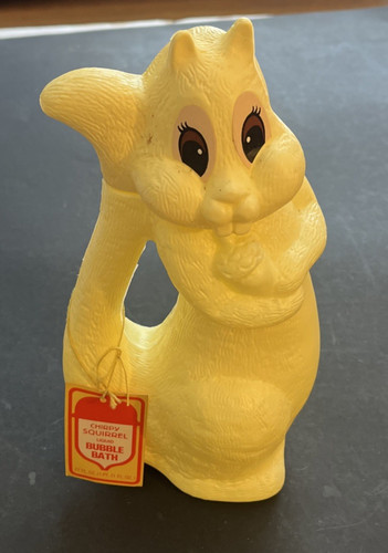 Vintage squirrel bubble bath - vintage,