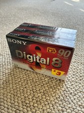 3 X Sony 8mm Video 8 Digital 8