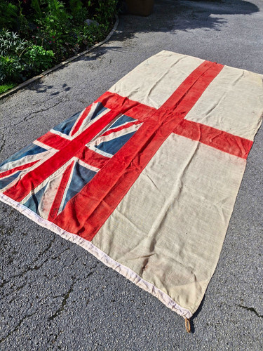 Vintage linen royal navy - vintage,