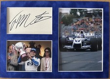 Juan Pablo MONTOYA - Signed Mounted Card Display A4 - F1 Williams BMW Legend