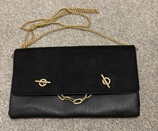 Lady’s Black clutch bag. In