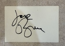 JACK BRUCE SIGNED INDEX CARD