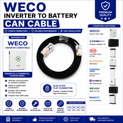 Weco inverter battery - inverter, can