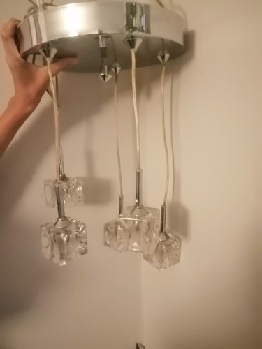 Celling chrome lamp with - celling,