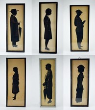 Antique silhouette full body - full,
