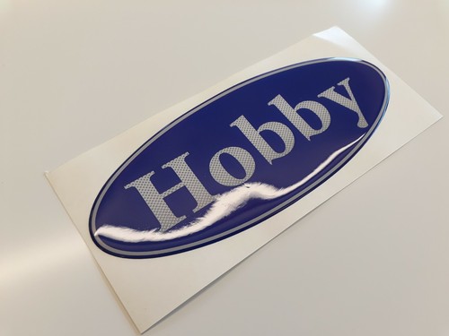 Hobby oval - -, (resin