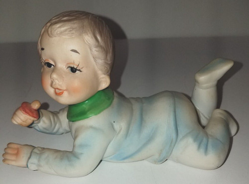 Vtg porcelain bisque - porcelain, piano