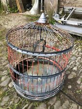 Large Decorative Wire Bird Cage Garden Interior Styling Prop Parrot