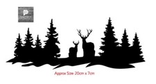 Mountain Forrest Vinyl Sticker