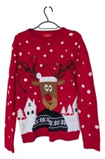 Primark 2019 Medium Rudolph Red Nosed Reindeer Christmas Sweater🎄
