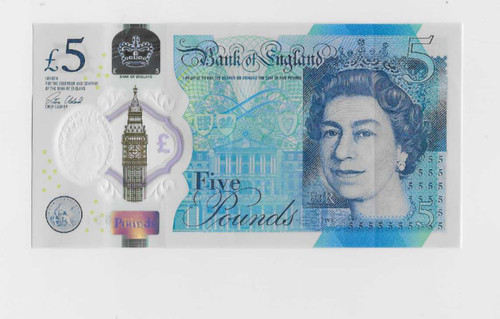 Note bank of england - of,