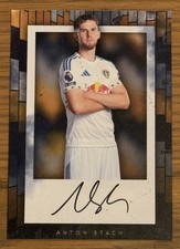 Anton Stach, Leeds United FC, Official 2025/26 Club Card, Hand Signed, 6x4