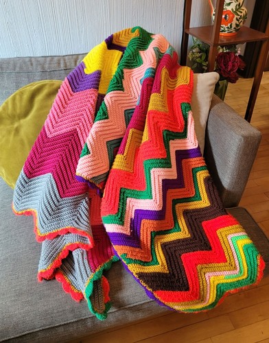 Vintage colorful zig - vintage, zag