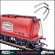 Hornby HO OO Gauge R231 Texaco tanker Wagon replacement ladders V2 - 2 sets 1:76