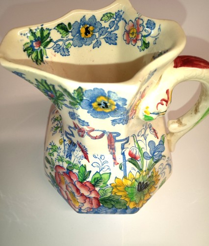 Vintage mason ironstone jug - ironstone,