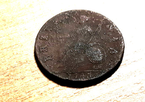 George halfpenny 1743 - george, ii