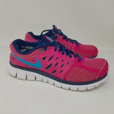 Nike Womens Trainers Flex 2013 Run 4.5 UK EU 38 Trainers Pink Blue  