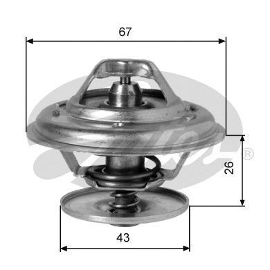 Gates thermostat for mercedes - gates,