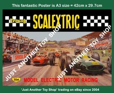 Scalextric Poster From 1960's