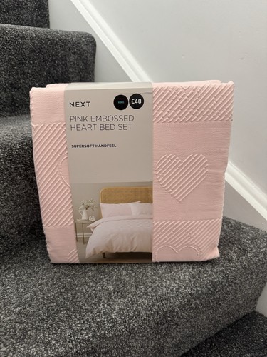 Next pink embossed - embossed, king