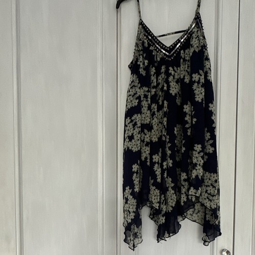 Navy cream bohemian - navy/cream, floral