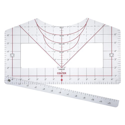 Shirt ruler guide for vinyl - shirt,