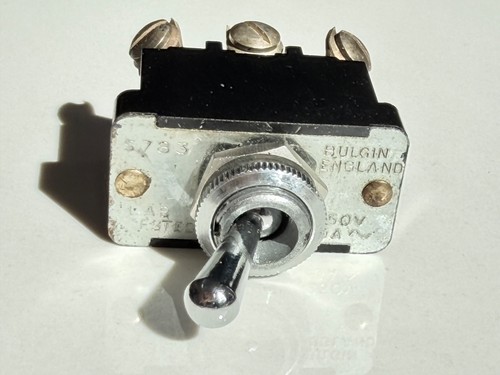 Bulgin vintage switch dpst - vintage,