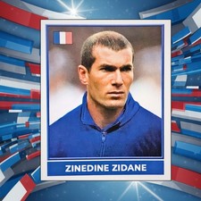 2004 Merlin England Zinedine Zidane France Sticker