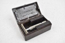 Vintage 1933 Gillette 2 Piece Safety Razor Set Number 11 British Boxed