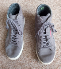 PUMA EARTH SPIRIT GREY SUEDE TRAINER LACE UP ANKLE BOOTS