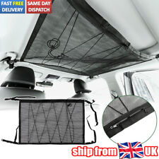 Car Roof Ceiling Cargo Net Mesh Storage Bag Pouch For Camper Van Caravan 88x66cm