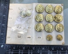 Vintage Metal Buttons Navel