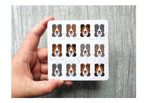 Australian shepherd coaster - australian,