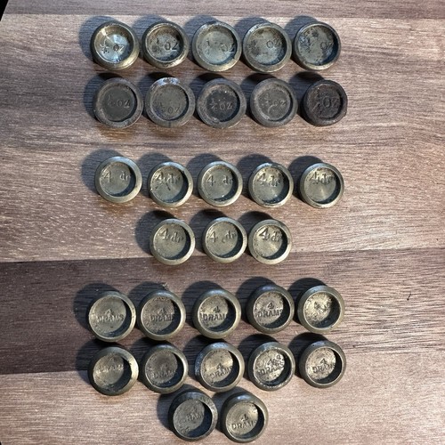 Antique brass 4oz 4 - 30, 1/4oz