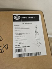 SEBO DART 2 Upright Commercial Vacuum Cleaner Light Grey Black 9859GB