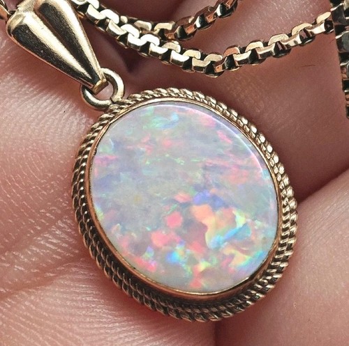 9ct gold opal - 9ct,