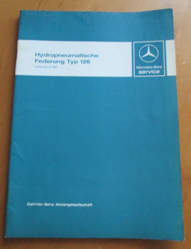 Mercedes w126 workshop manual - w126,