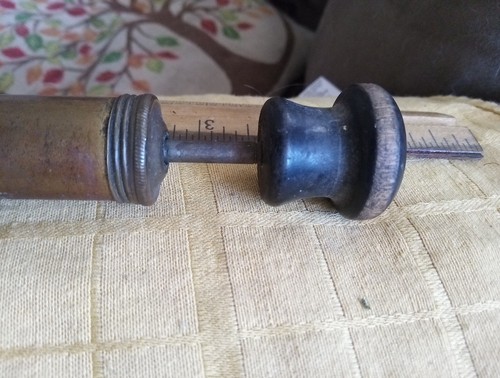 Vintage brass pump - oiler, oil