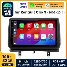 9"Android 14 For Renault Clio