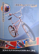 DIAMONDBACK OLD SKOOL RETRO BMX PRINT FREESTYLE REACTOR TEAM