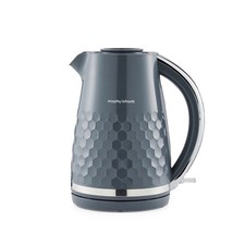 Morphy Richards  Kettle, 1.5L, Jug,3KW, 360 Deg Base, Grey, Hive 108273