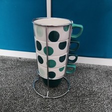 M&S Stacking Mug Set Polka